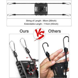 Fence Mount Clamp Tree Rope Buckle Compatible w/ GoPro AKASO DJI Action Camera